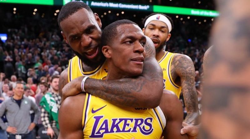Rondo auttoi Lakersia voittamaan merkittävän pelin